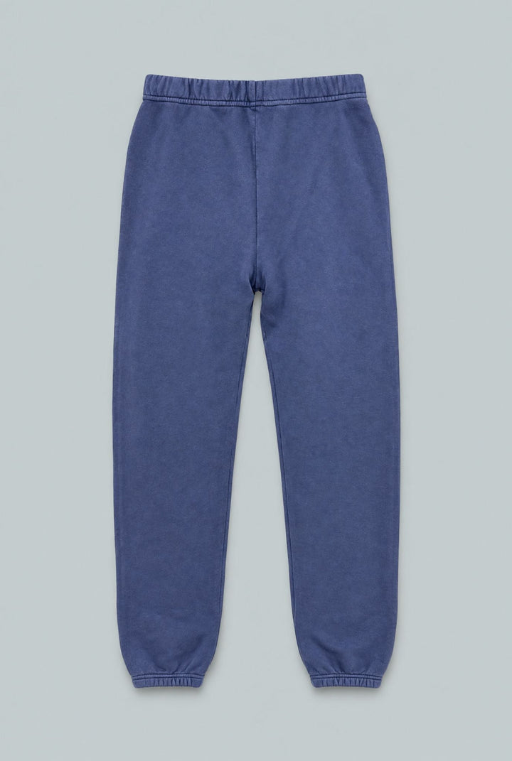 Something To Smile In Classic Sweatpants - Washed Navy - Sweatpant