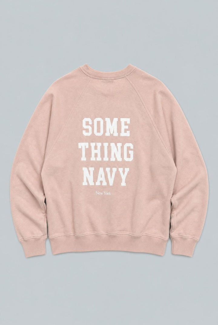 Something To Smile In Sweatshirt - Blush - Crewneck Sweatshirt