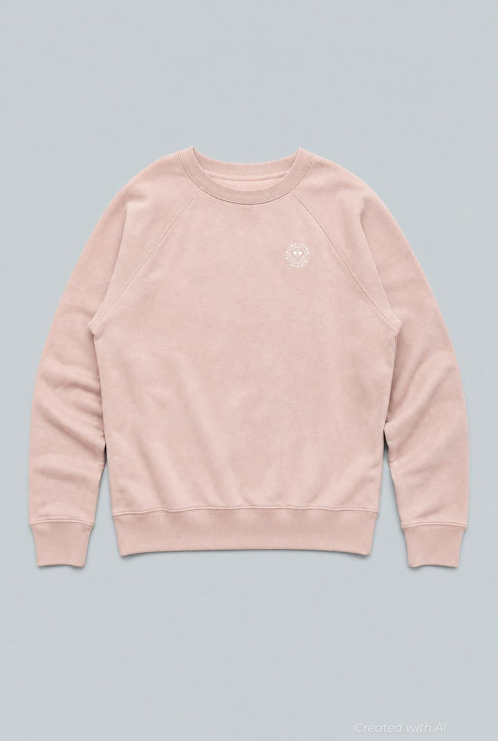 Something To Smile In Sweatshirt - Blush - Crewneck Sweatshirt