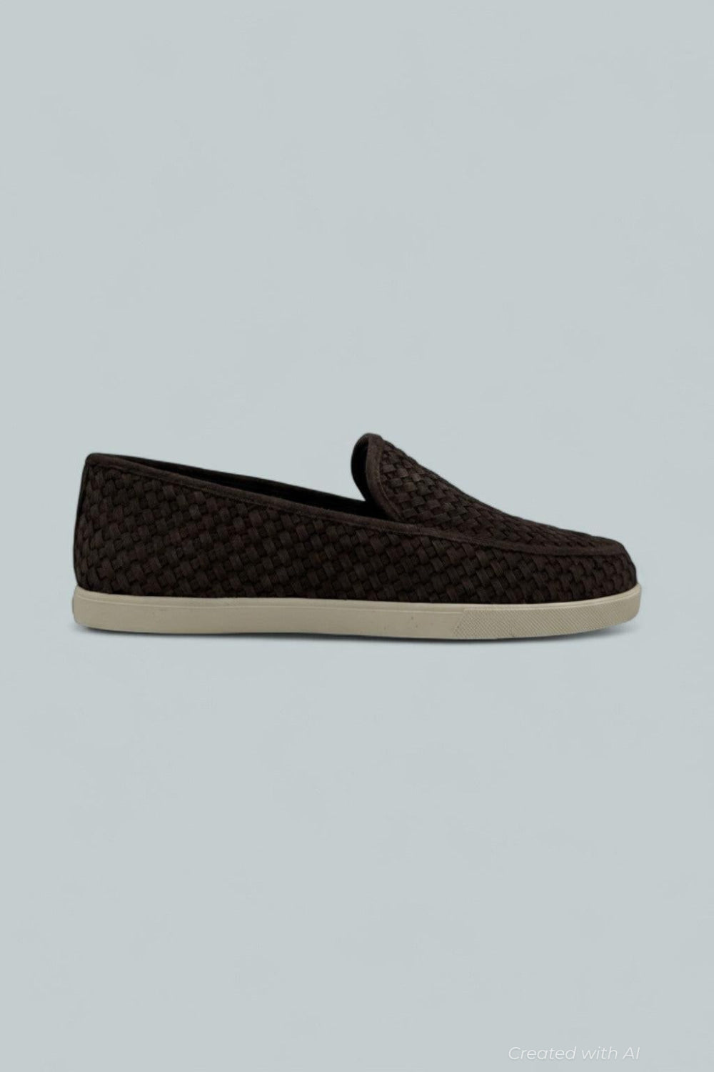Sonoma Woven Suede Loafer - Cocoa Brown - 9 - Loafers