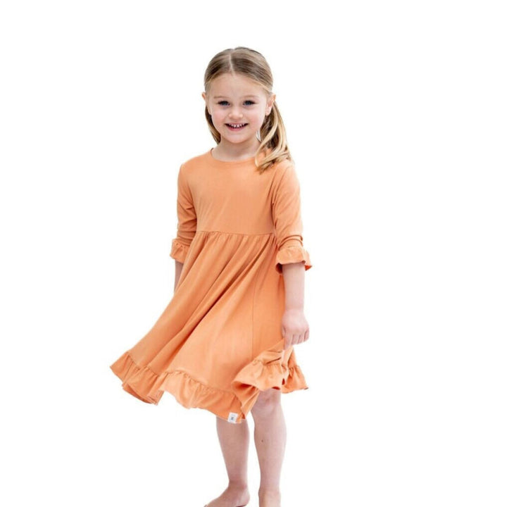 Southern Sweetheart Dress - Pumpkin Spice - Dresses