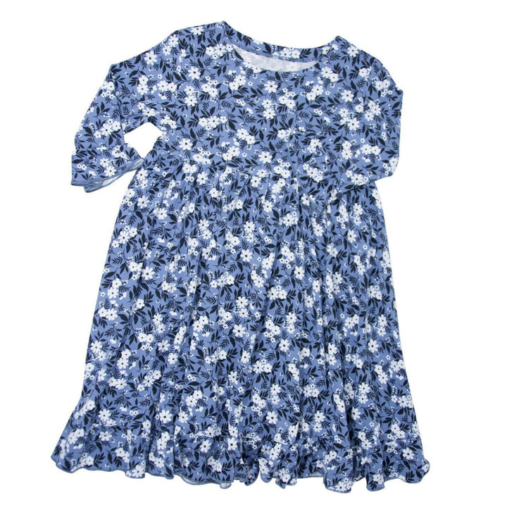 Southern Sweetheart Dress - Vintage Floral Blue - Dresses