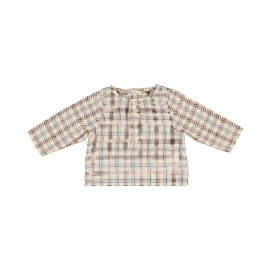 Oliver Baby Shirt - Nature Check