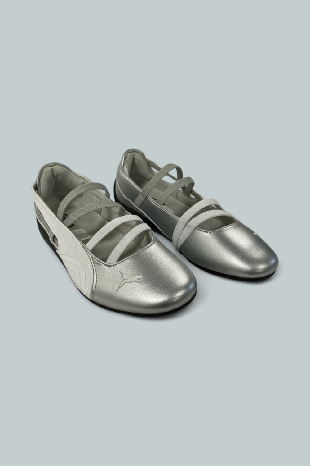 Speedcat Metallic Ballet Flats - Silver - 10 M - Flats