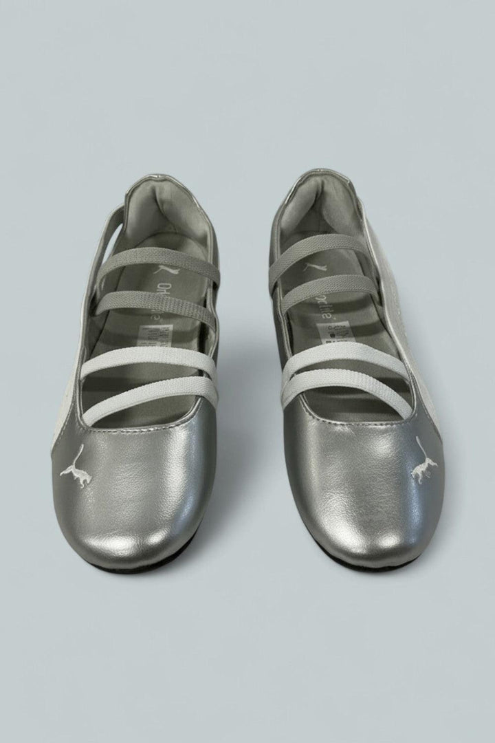 Speedcat Metallic Ballet Flats - Silver - 10 M - Flats