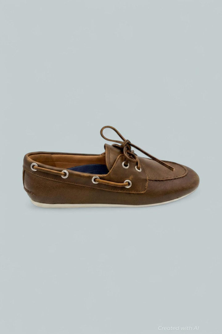 Sperry Slimboat Boat Shoes - Tan - Loafers