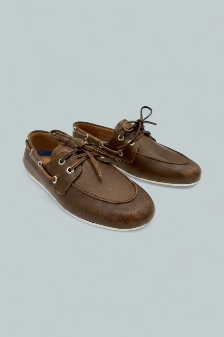 Sperry Slimboat Boat Shoes - Tan - Loafers