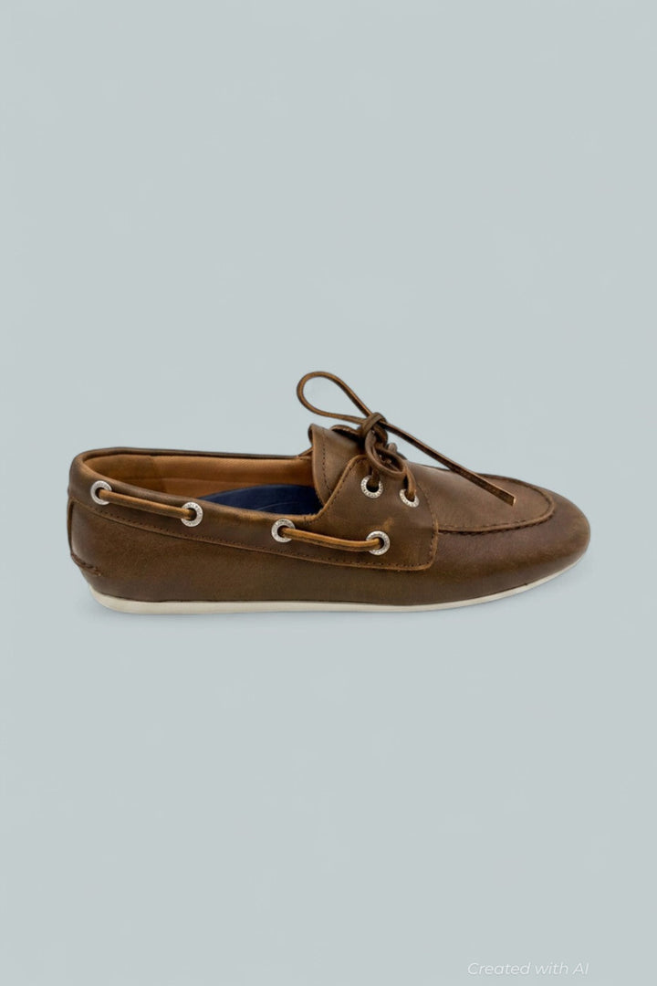 Sperry Slimboat Boat Shoes - Tan - Loafers