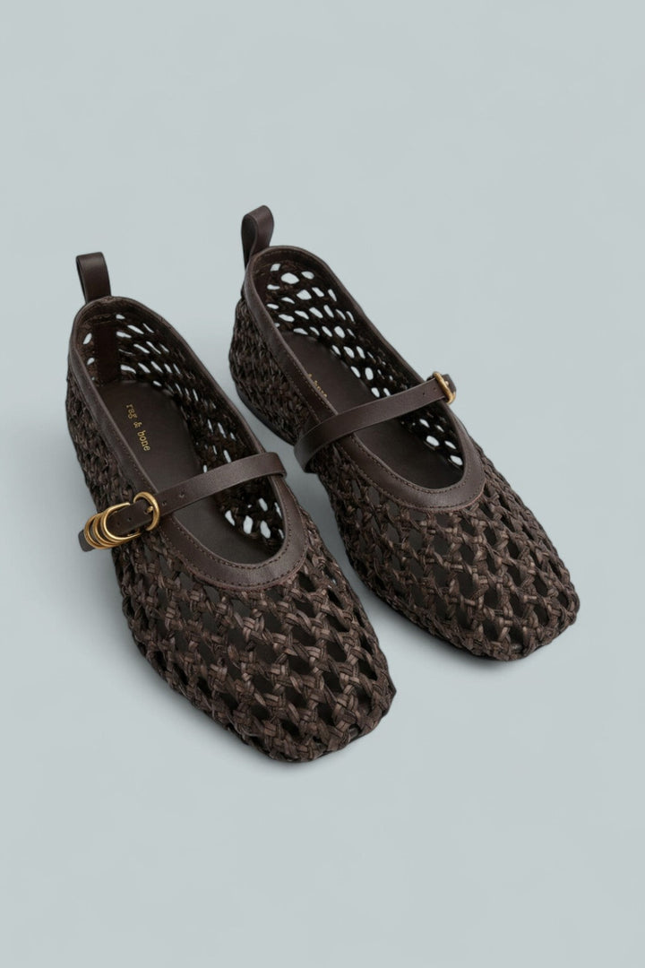 Spire Woven Mary Janes - Deswo - 8.5 - Flats