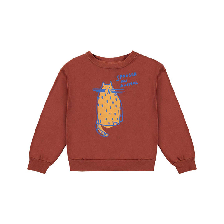 Sweatshirt Sponsor An Animal - Terracotta