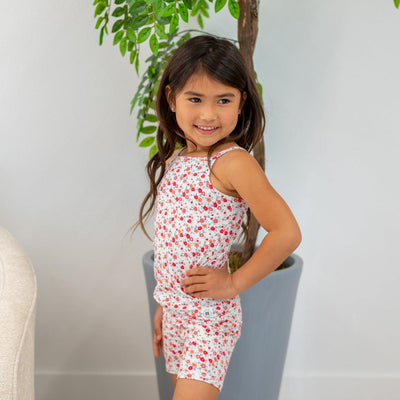 Sport Short - Crimson Floral - Shorts