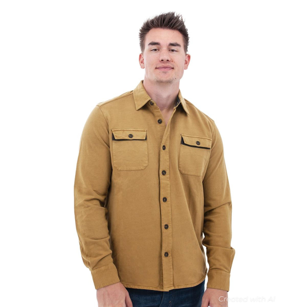 Sprague Organic Overshirt - Bistre - Overshirt