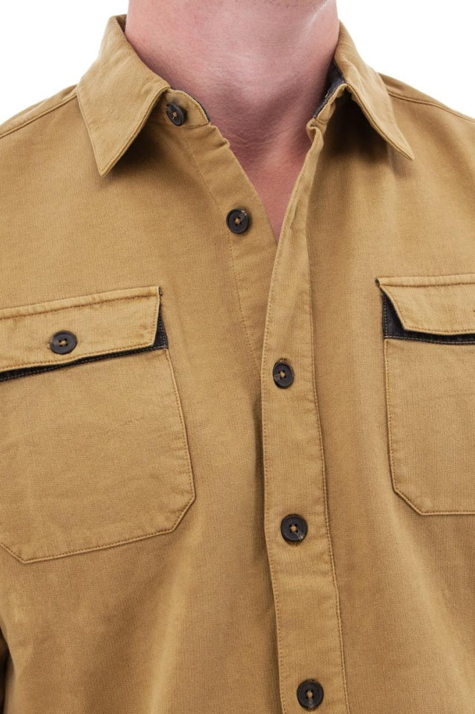 Sprague Organic Overshirt - Bistre - Overshirt