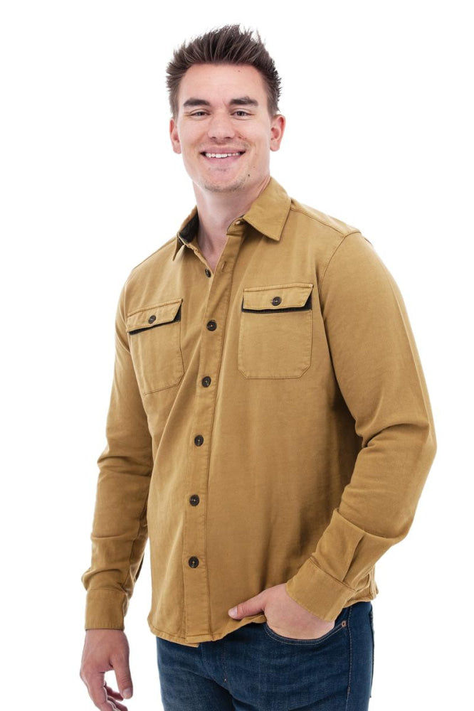Sprague Organic Overshirt - Bistre - Overshirt