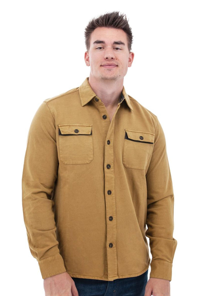 Sprague Organic Overshirt - Bistre - Overshirt