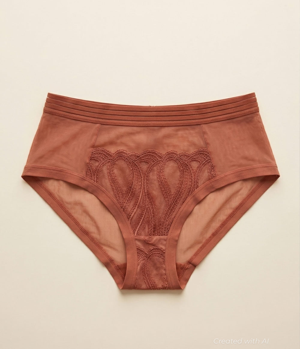 Spread The Love Highwaist Briefs - Sienna - FINAL SALE - XS - Underwear
