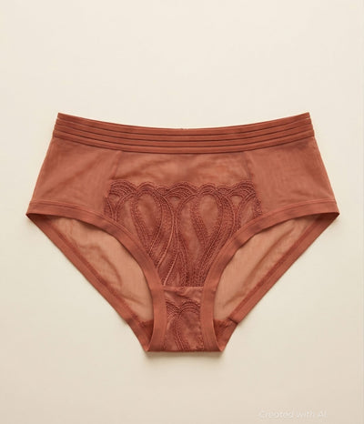 Spread The Love Highwaist Briefs - Sienna - FINAL SALE - XS - Underwear