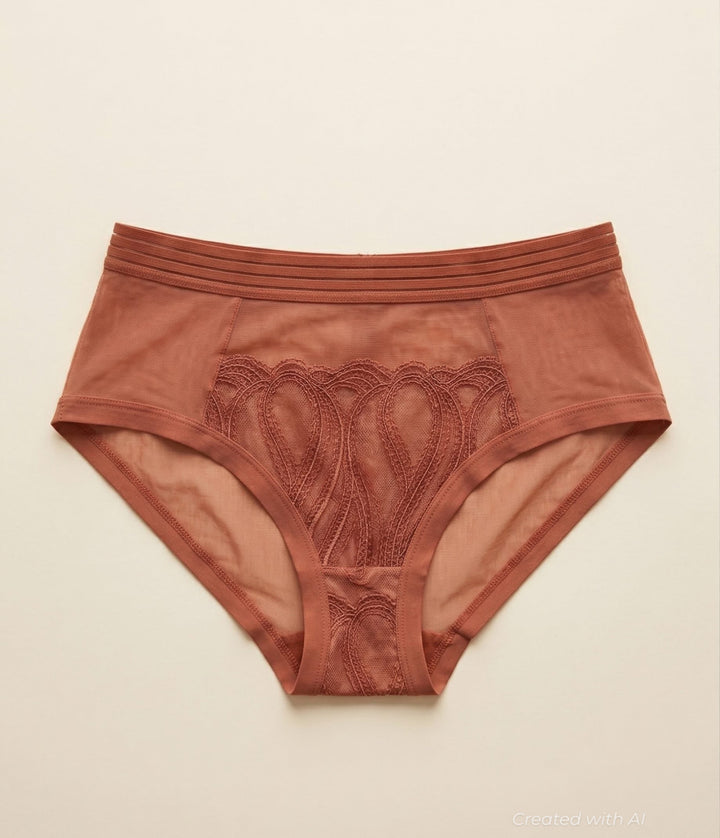 Spread The Love Highwaist Briefs - Sienna - FINAL SALE - XS - Underwear