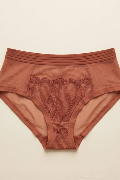 Spread The Love Highwaist Briefs - Sienna - FINAL SALE - XS - Underwear