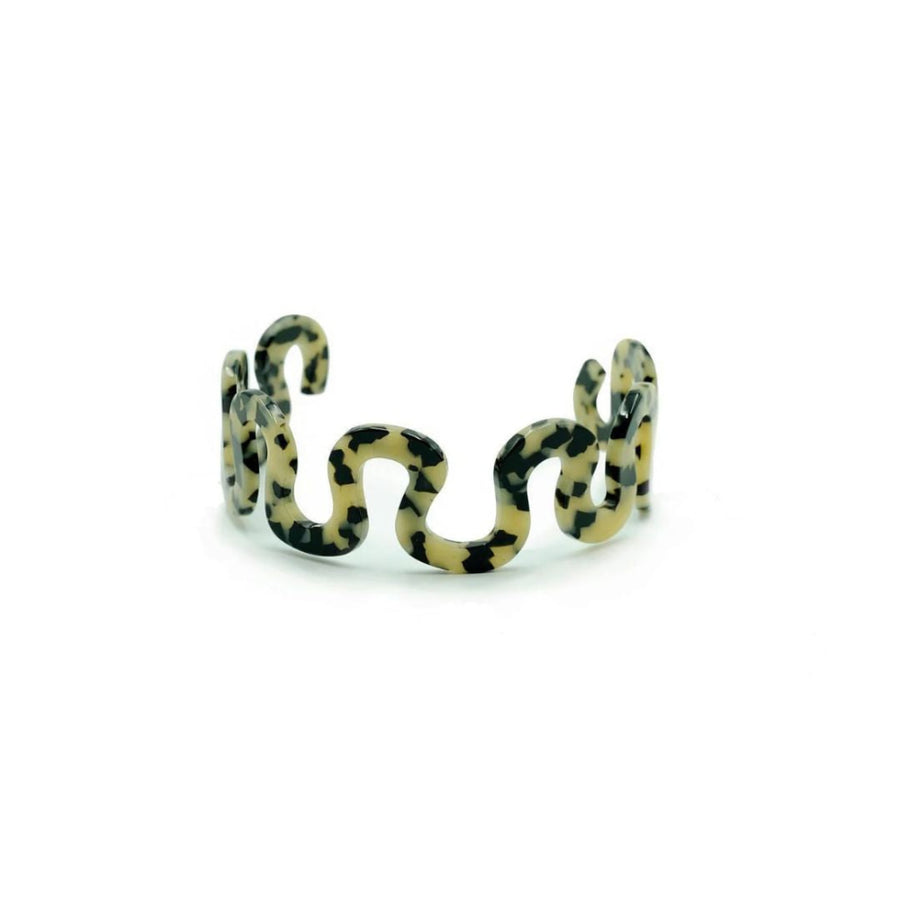 Squiggle Choker in Tortoise - One Size - Necklace