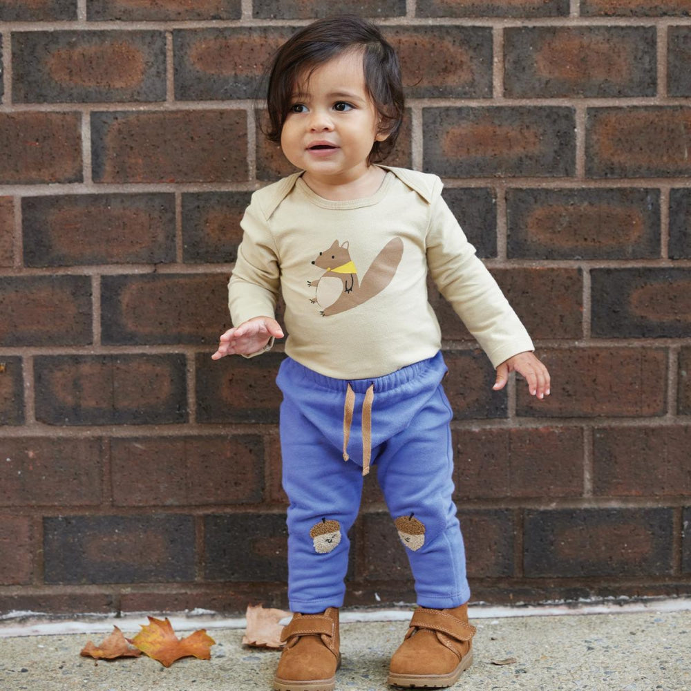 Squirrel Baby Bodysuit - Beige - FINAL SALE - Bodysuit