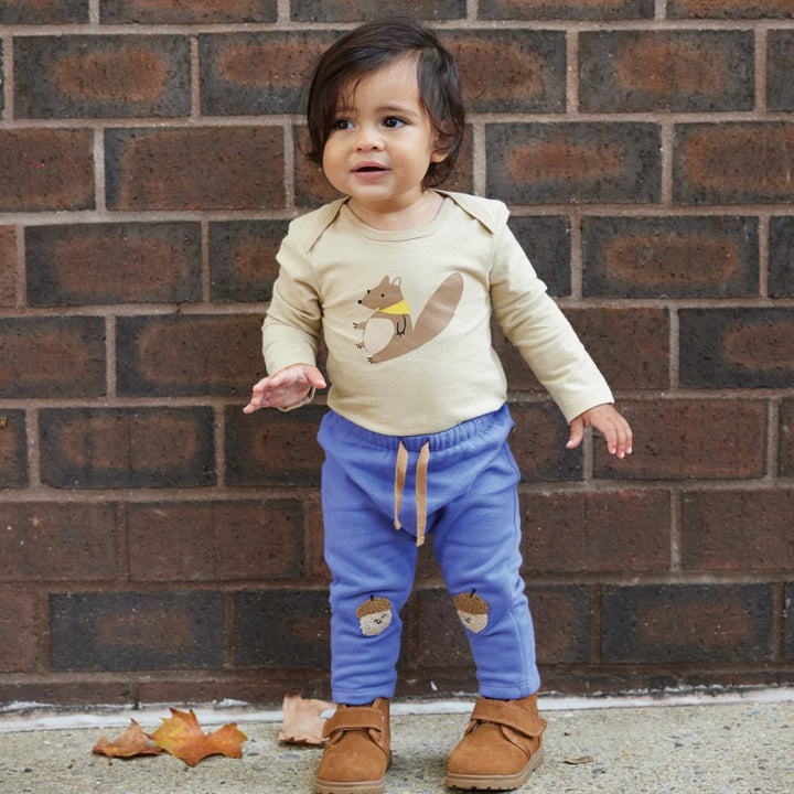 Squirrel Baby Bodysuit - Beige - FINAL SALE - Bodysuit