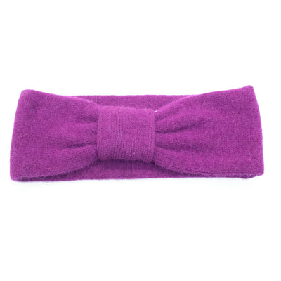 Headband With Knot - Purple