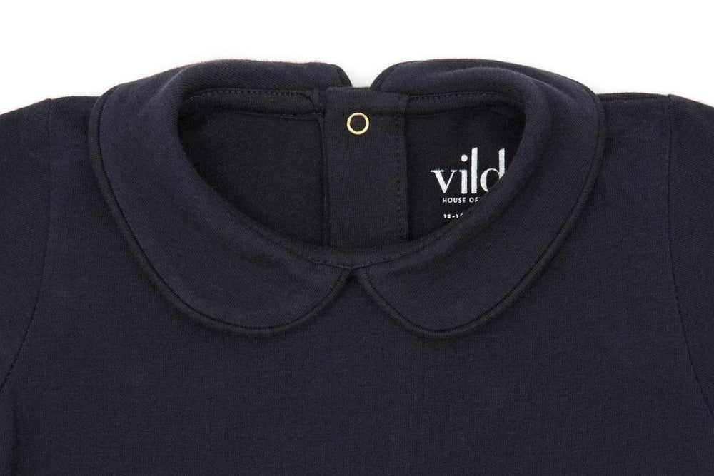 SS Organic Cotton Collared Shirt - Nocturnal Navy - Collared Shirt