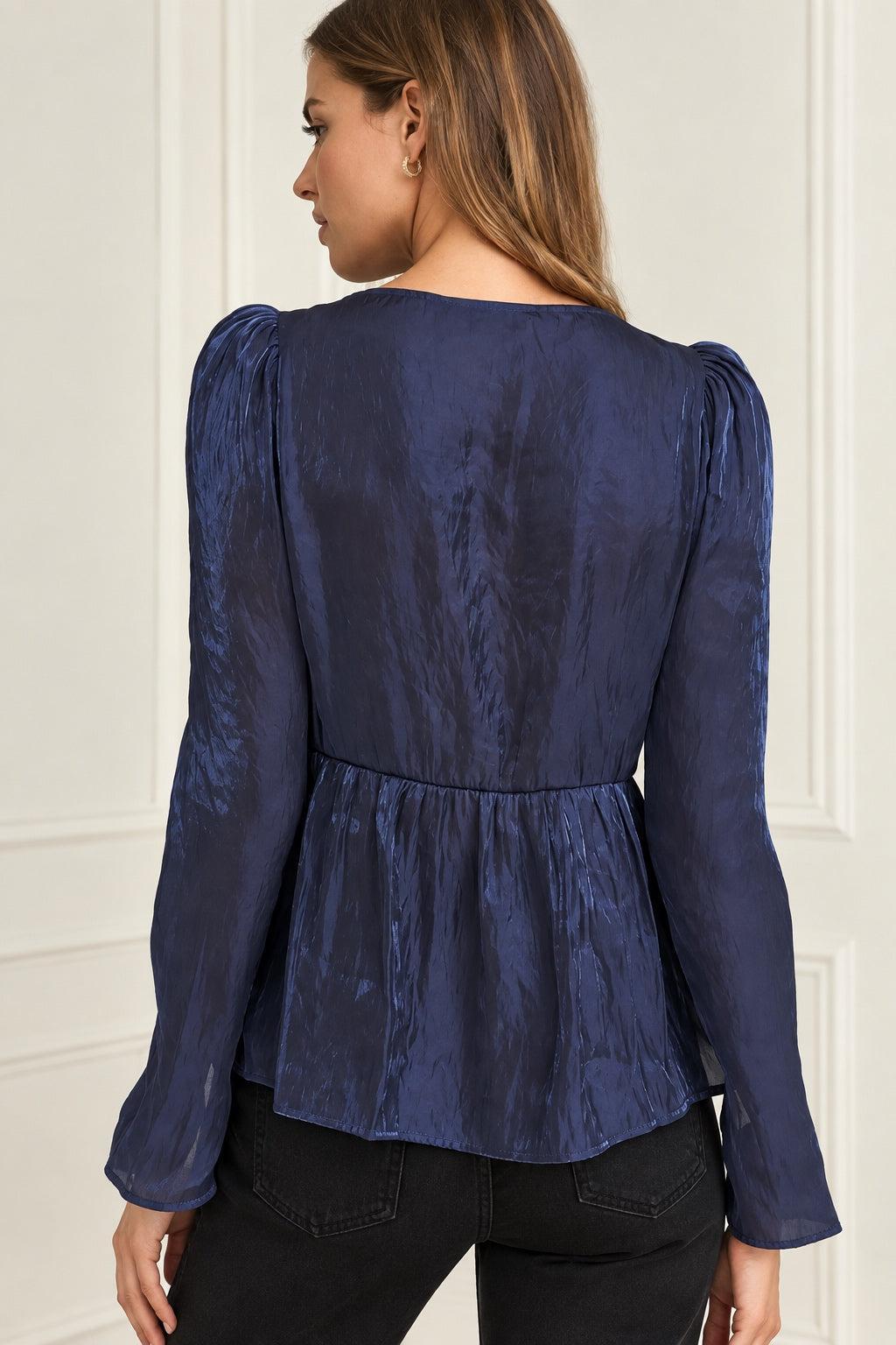 Iridescent Blouse - Blue