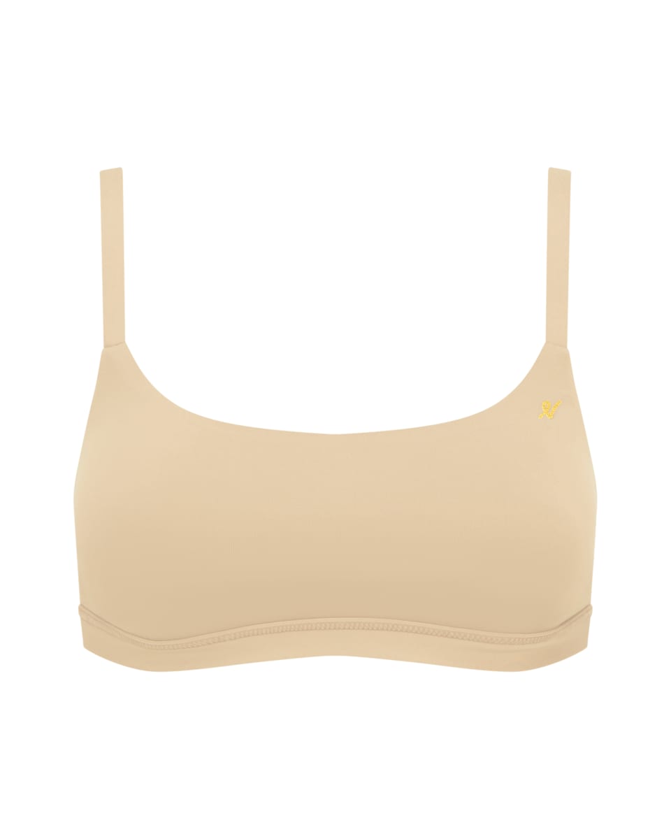 The Scoop Neck Bralette - Bare 01