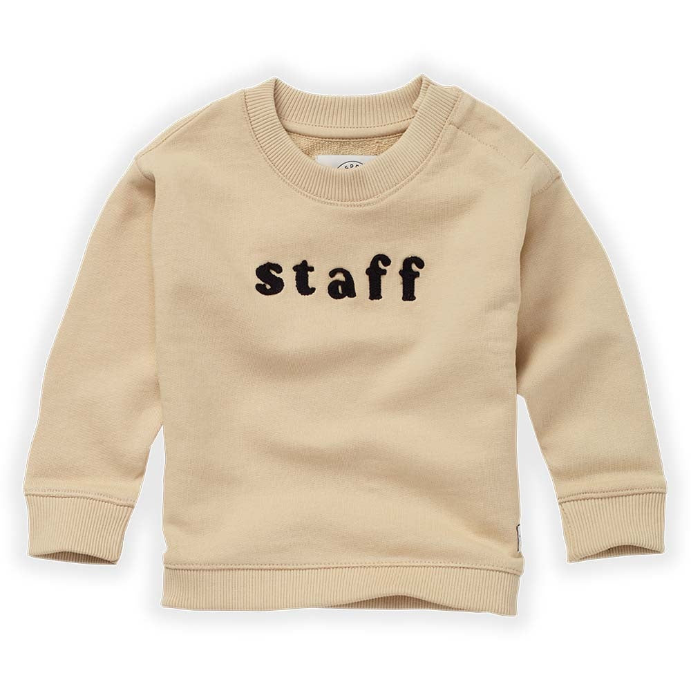 "Staff" Sweatshirt - Sesame
