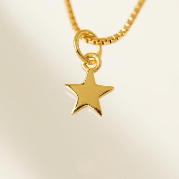 Star Charm Necklace - One Size - Necklace
