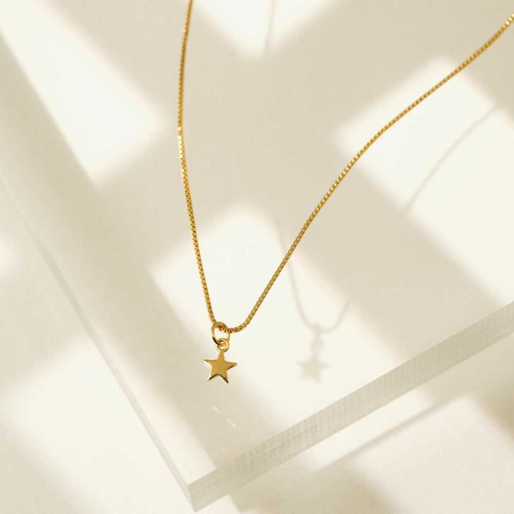 Star Charm Necklace - One Size - Necklace