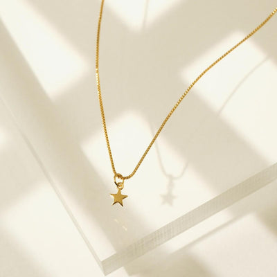 Star Charm Necklace - One Size - Necklace