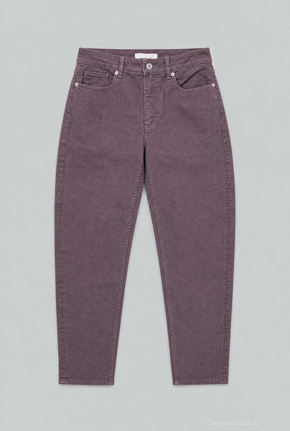 Straight Leg Mom Jean - Brown - Jeans