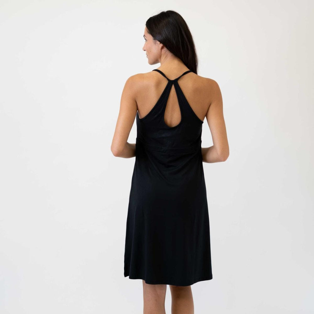 Strappy Black Sundress - Black - Dresses