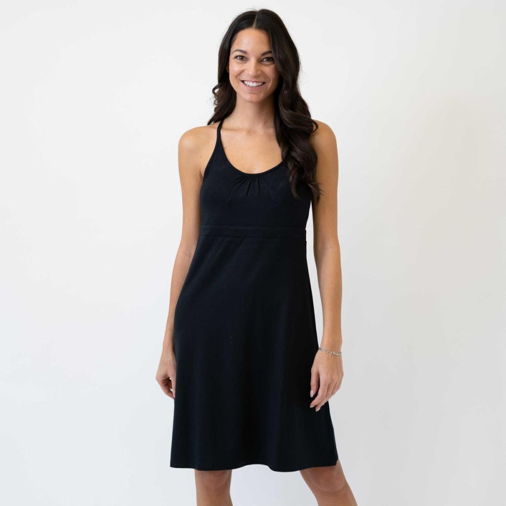 Strappy Black Sundress - Black - Dresses