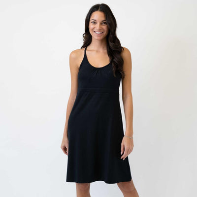 Strappy Black Sundress - Black - Dresses