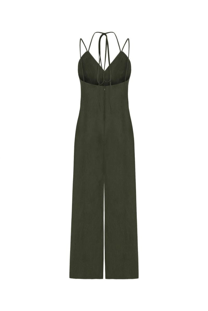 Strappy Dress - Khaki - Dresses