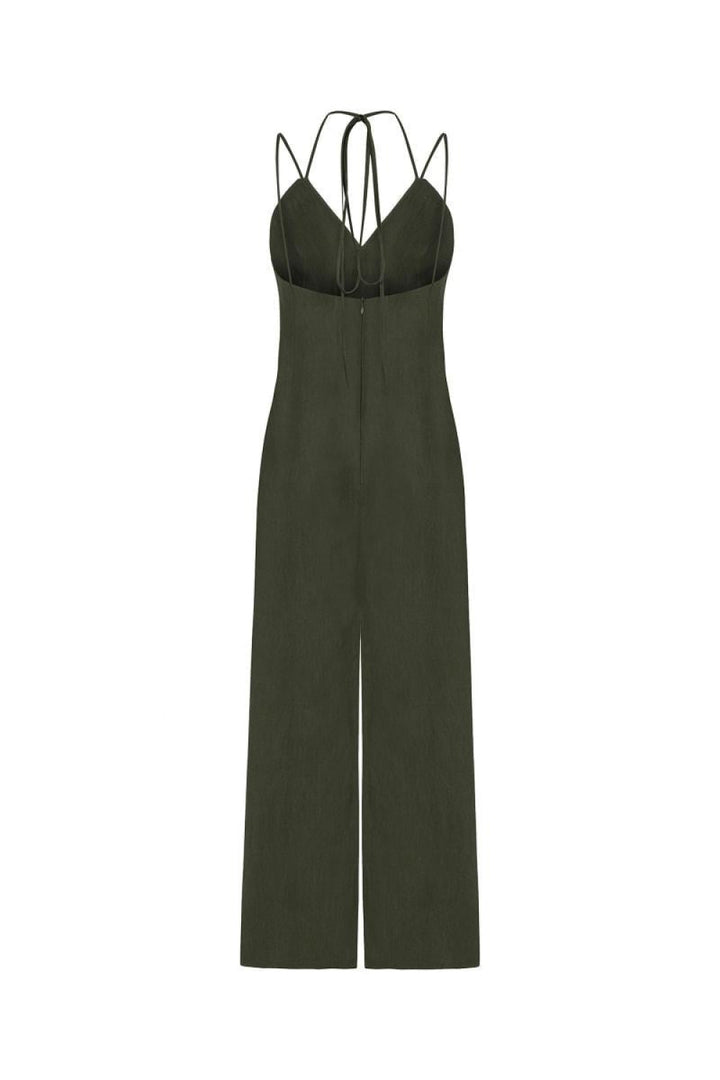 Strappy Dress - Khaki - Dresses