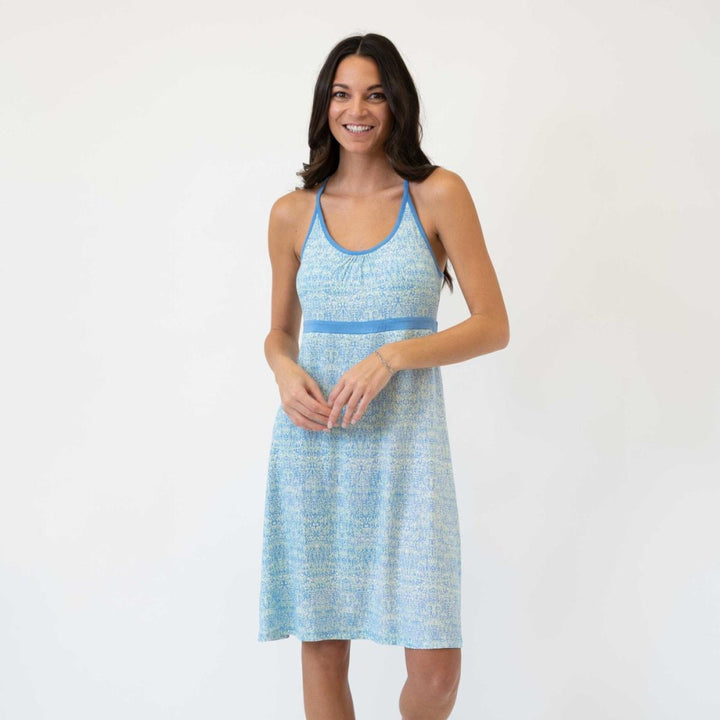Strappy Sundress In Blue Sea - Blue Sea - Dresses