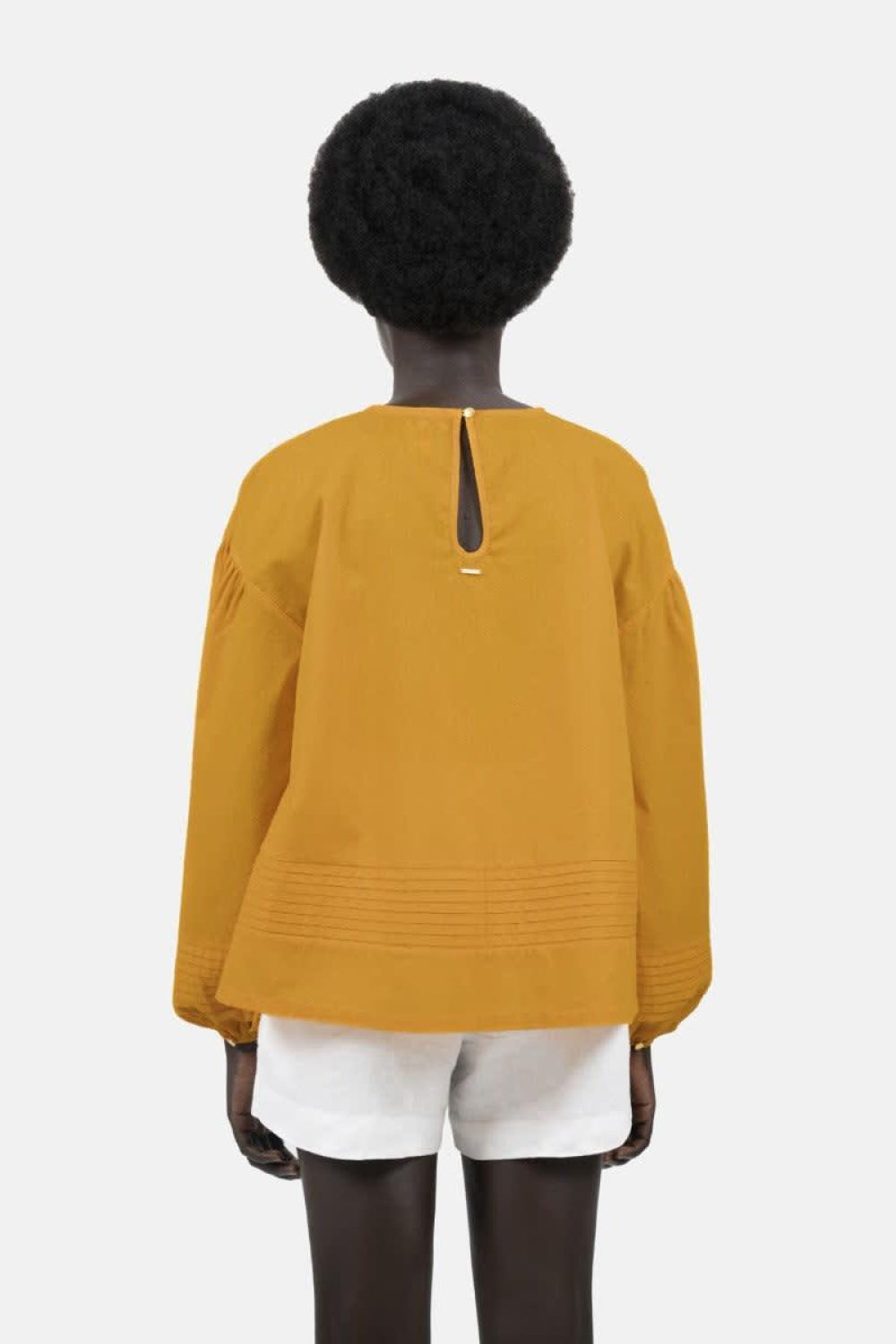 Strasbourg Spring Summer Blouse - Fenugreek - Blouse