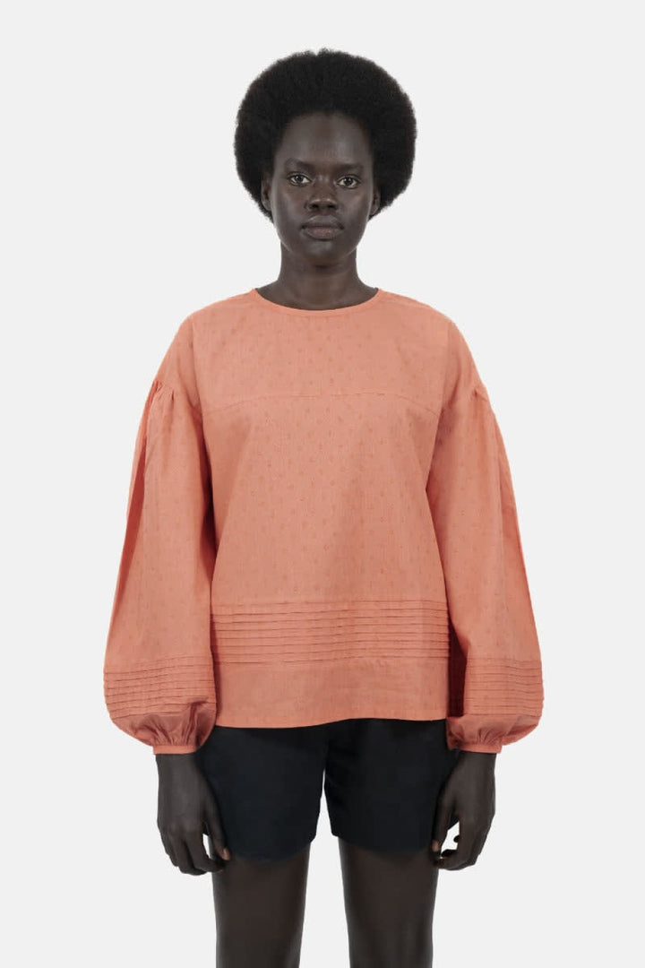 Strasbourg Spring Summer Blouse - Peonidin - Blouse