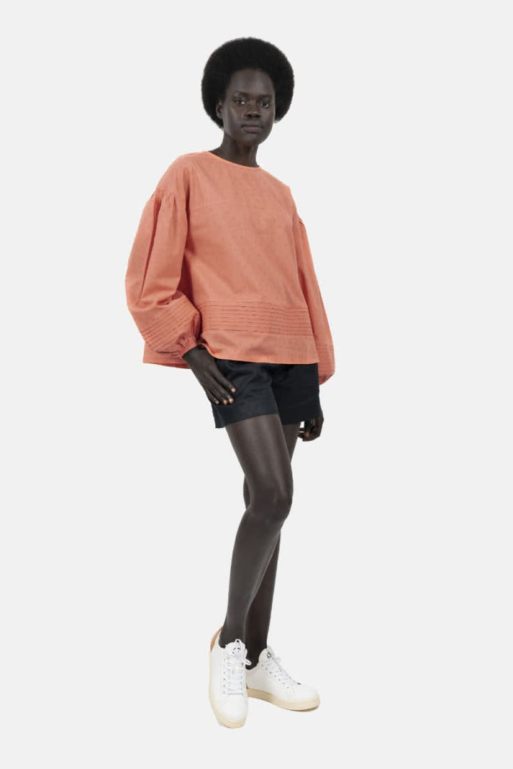 Strasbourg Spring Summer Blouse - Peonidin - Blouse
