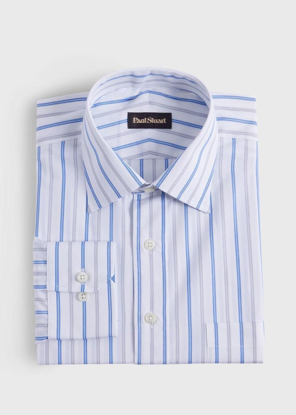 Stripe Dress Shirt - Sky Blue/Grey - Dress Shirt