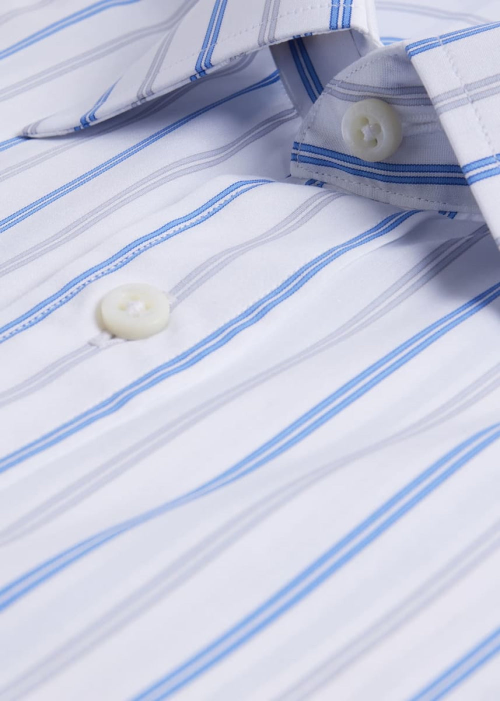 Stripe Dress Shirt - Sky Blue/Grey - Dress Shirt