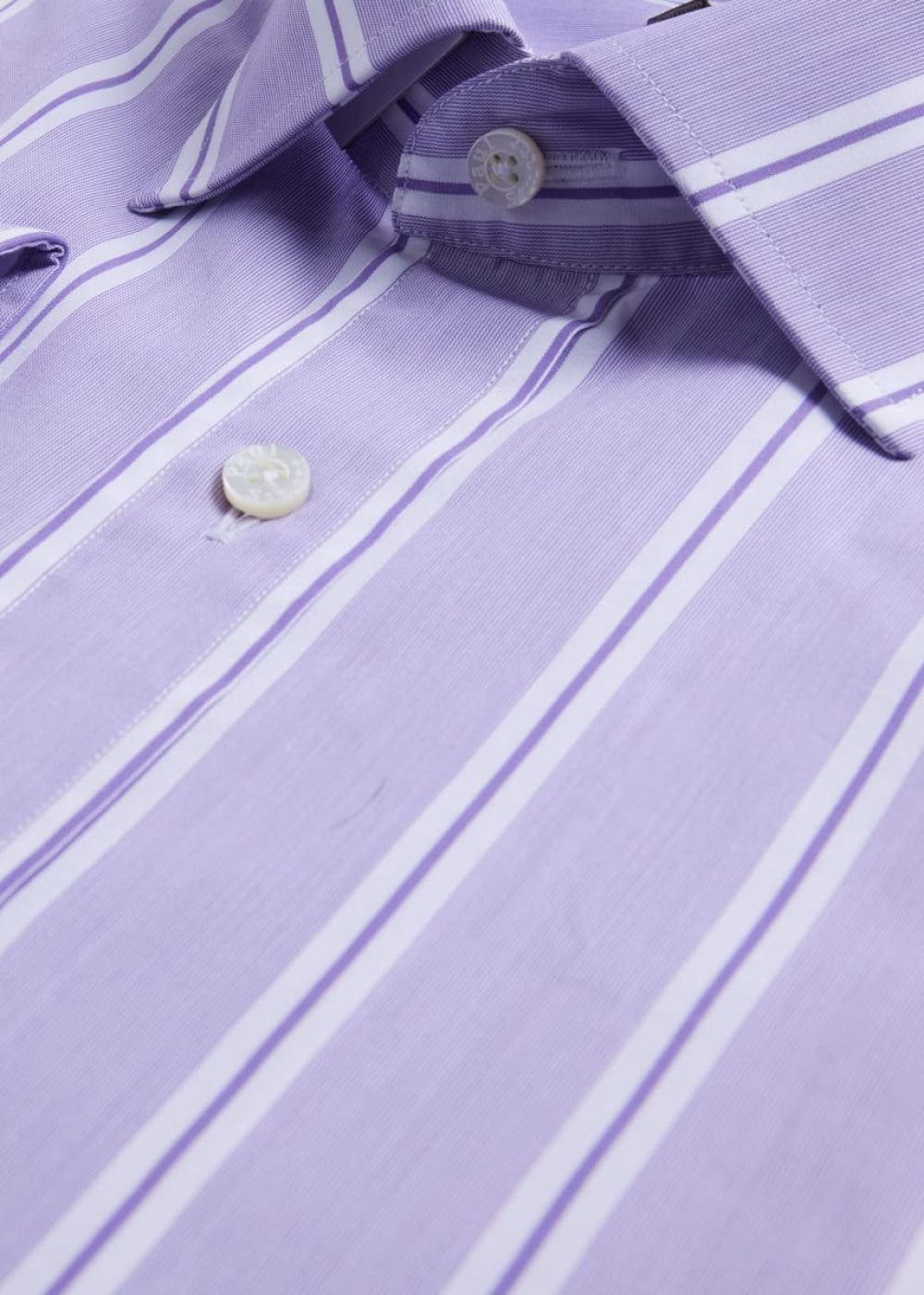 Stripe Slim Fit Dress Shirt - Purple - Dress Shirt