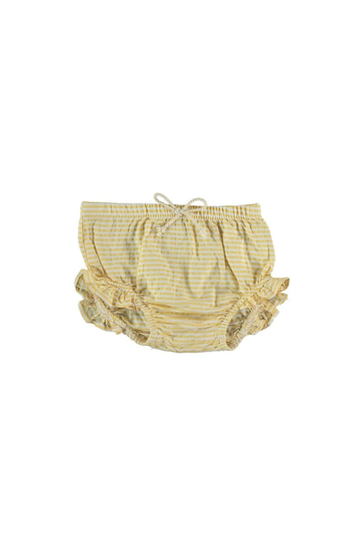 Striped Baby Bloomers - Yellow - 3M - Bloomer