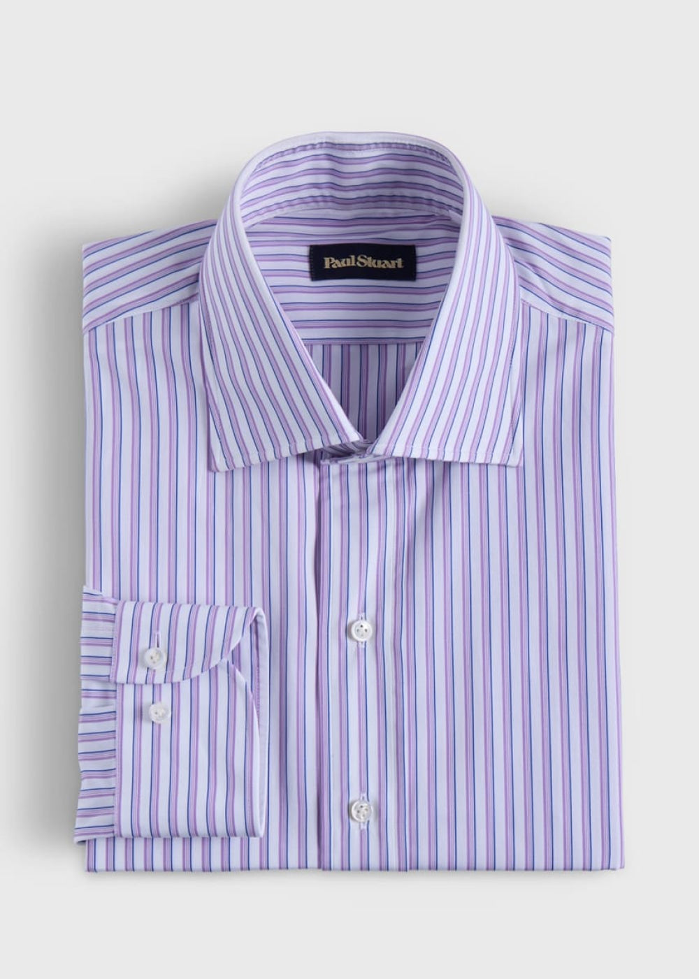 Striped Dress Shirt - Purple - Dress Shirt