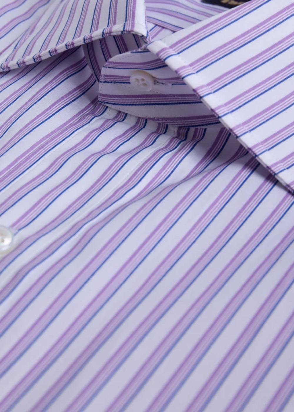 Striped Dress Shirt - Purple - Dress Shirt